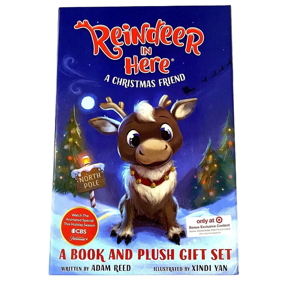 Reindeer in Here‎ Christmas Friend Book and Plush Gift Set Target Exclusive 2022